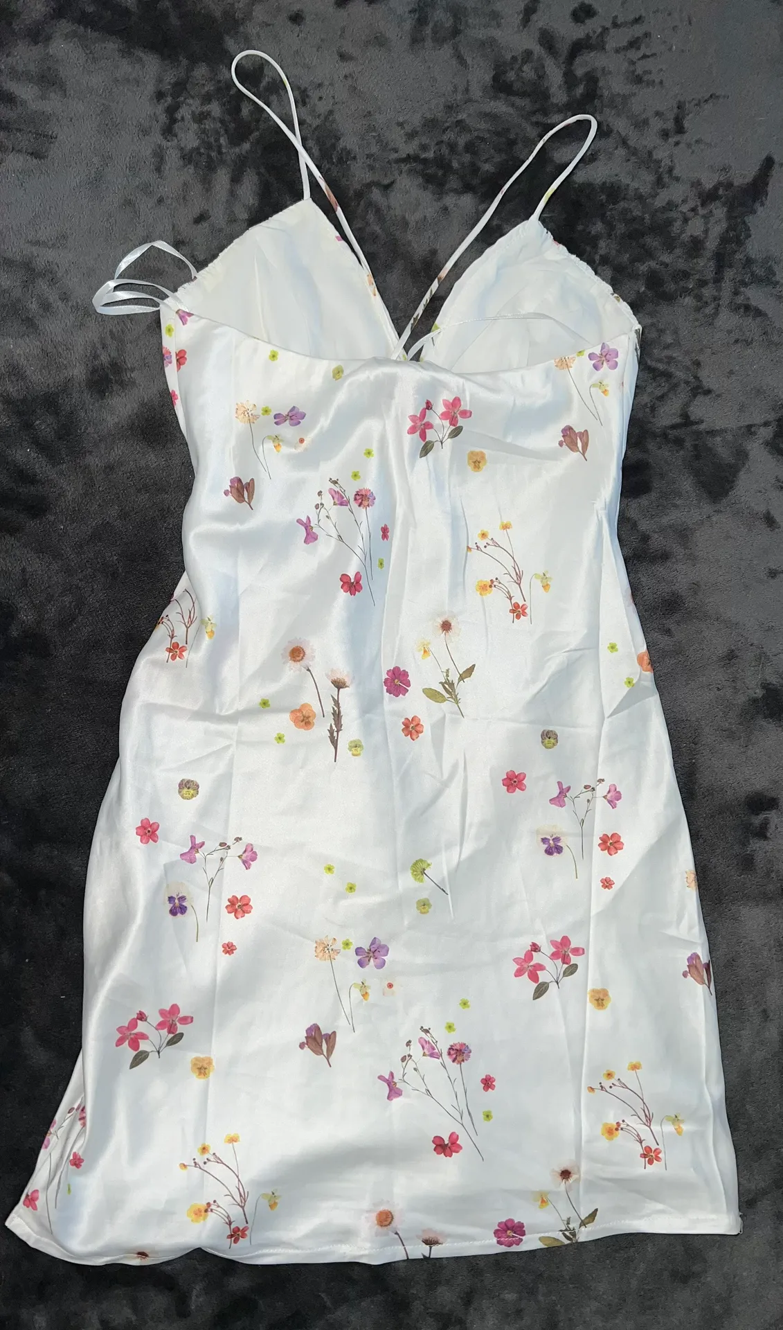 Lyrical Mini Dress in White - Image 8