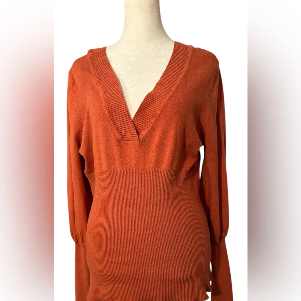 Boston Proper Silk Cashmere VintageSweater Sz L - Image 9
