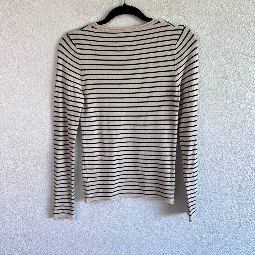 EllandEmm Women’s Black and Beige Classic Long Sleeve - Image 5