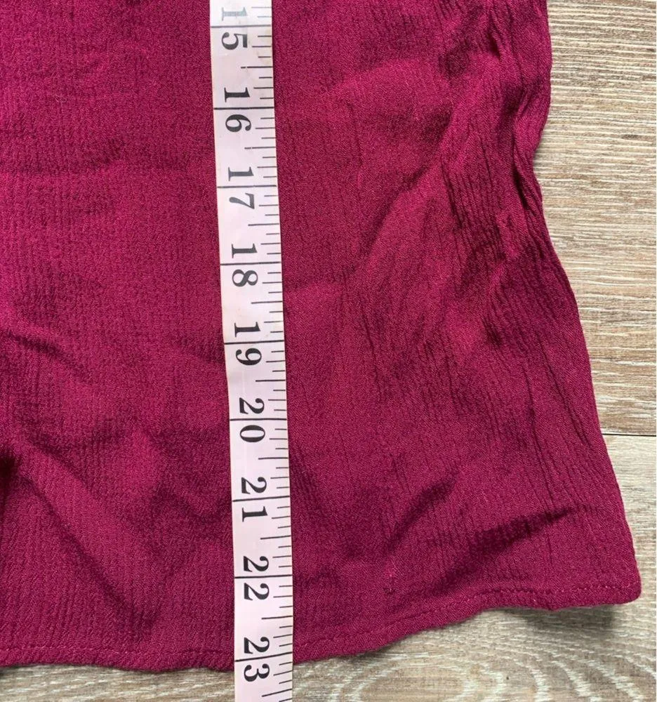 Wayf Purple Short Sleeve Blouse S - Image 4