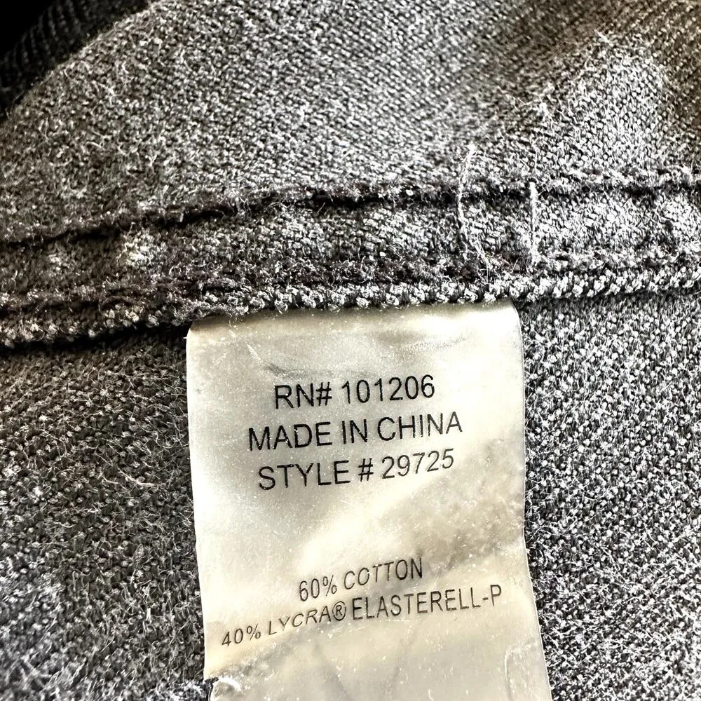 Soft Surroundings The Ultimate Denim Pull-On Bootcut Jeans Cotton Black Small - Image 4