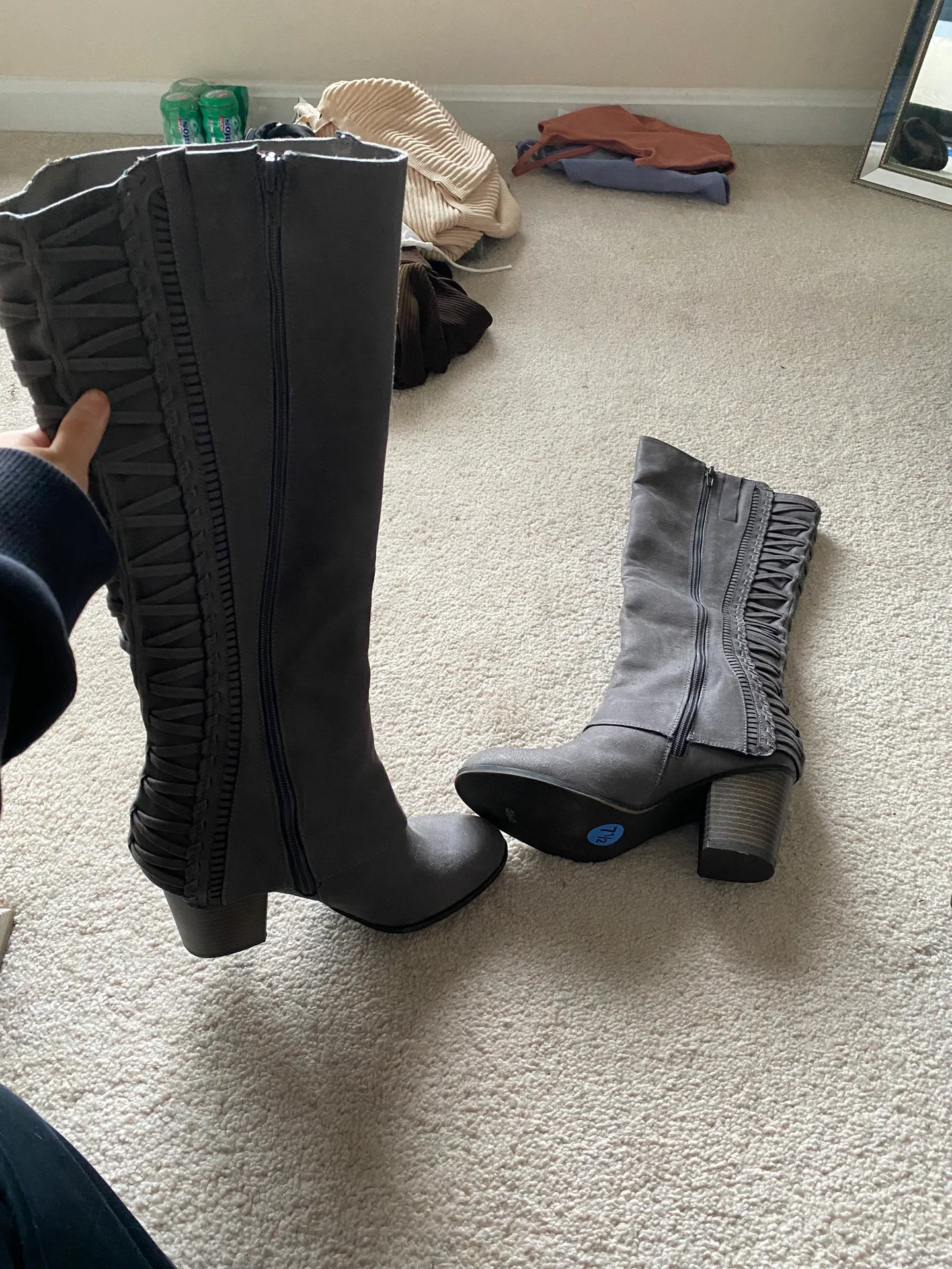 Grey  Boots - Image 2