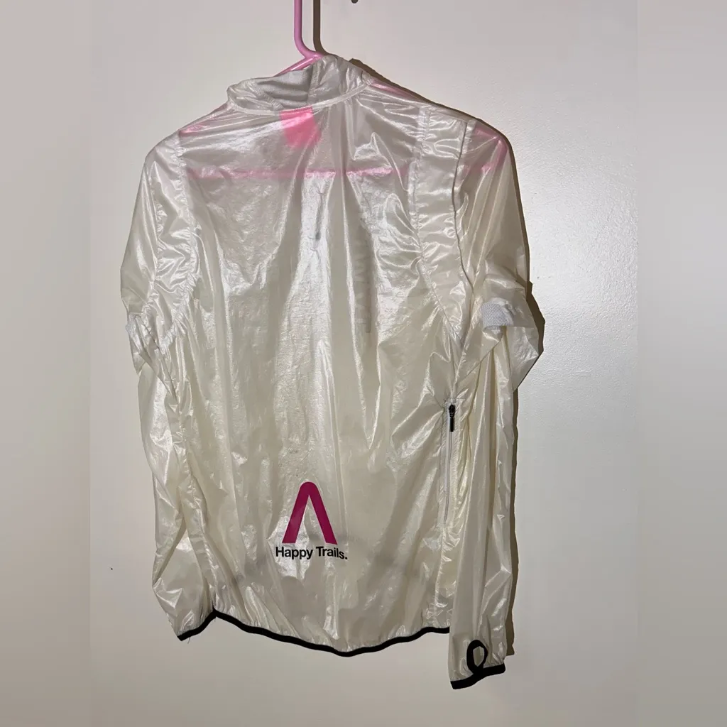 Primal Cycling Windbreaker Jacket – Happy Trails Edition Silver Size L - Image 2
