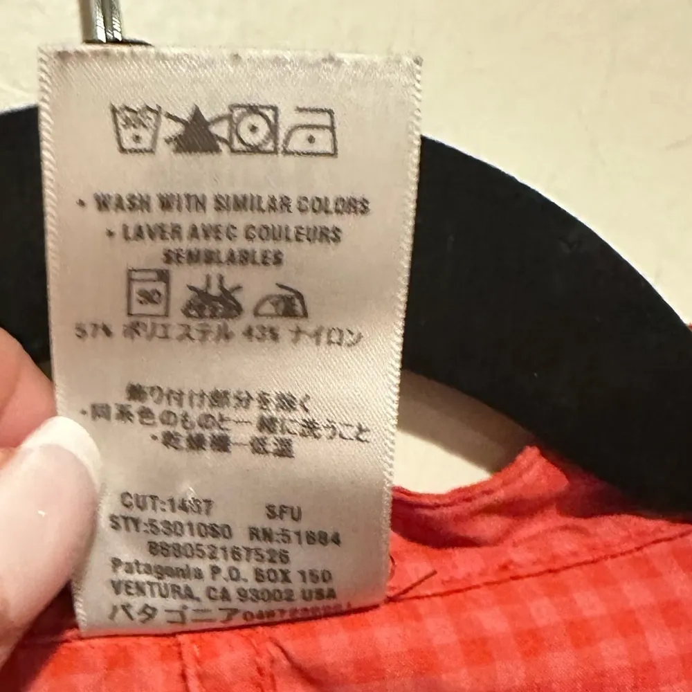 💙SALE 3/$25 PATAGONIA LONG SLEEVE GINGHAM CHECK HENLEY COTTON BUTTON DOWN TOP 14 - Image 6