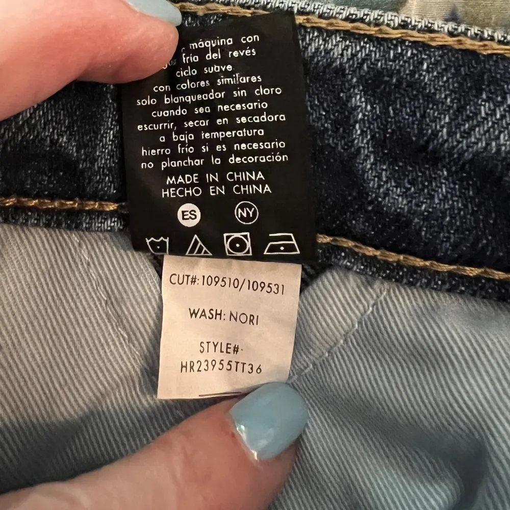 31 High-Rise Paint-Splattered Slim Jeans in Nori NWT - Image 14