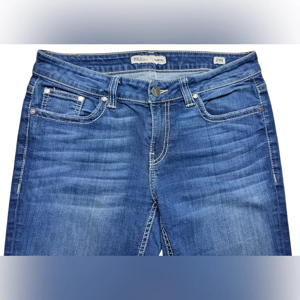 BKE Harper Boot Stretch Jean Mid Rise Womens 29 - Image 3