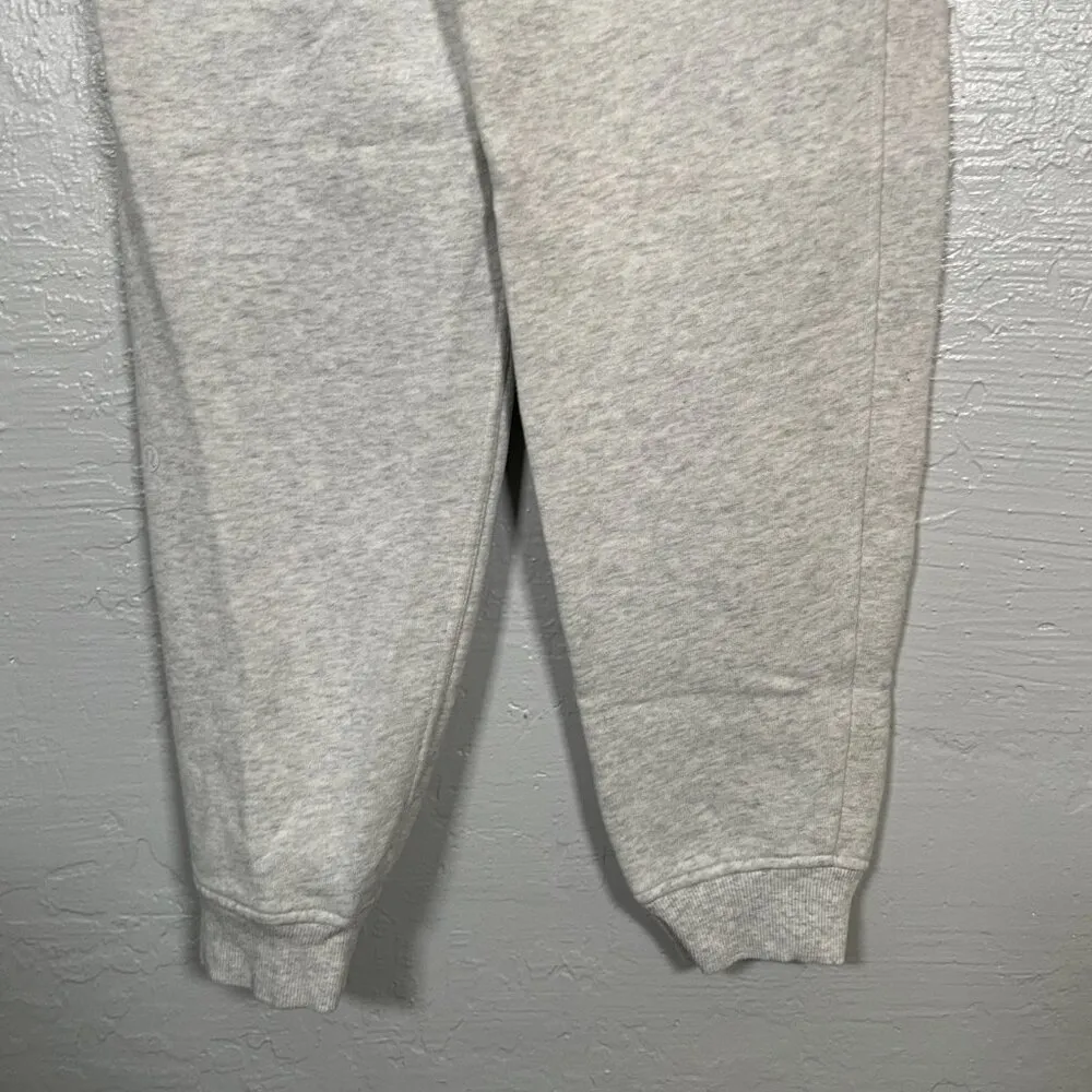 Lululemon Women 2 Ultra Light Gray Scuba High Rise Jogger Sweatpants Fleece - Image 6