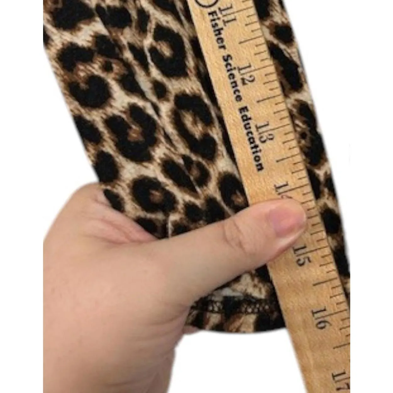 Cheetah Raglan Sleeve Heather Gray Ribbed Knit Top Women’s‎ M Soft Texture Urban Size M - Image 10