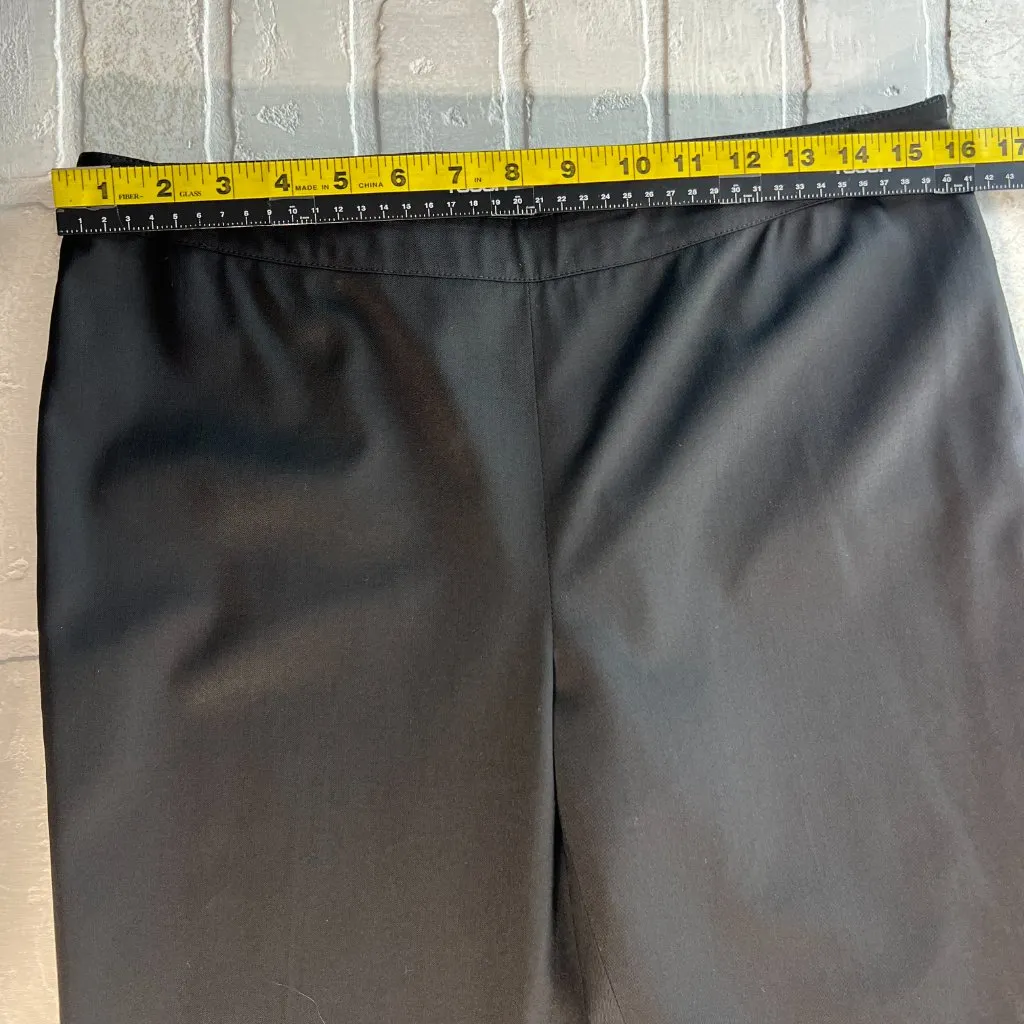 Lafayette 148 Dress Pants Womens 8P Black Wool Stretch Classic Office Career - Image 10