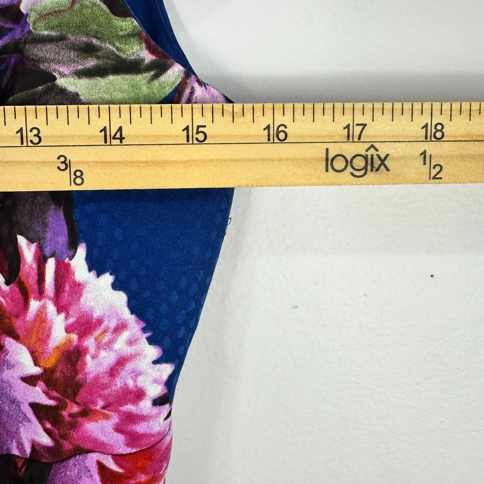 Moulinette Soeurs Dress 4 Blue Floral Sheath Anthropologie Romantic Garden Party - Image 2