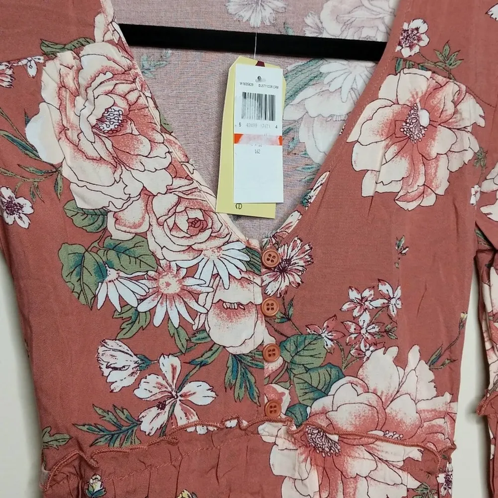 Band of Gypsies Floral Mini Dress - Size XS - NWT - Image 4