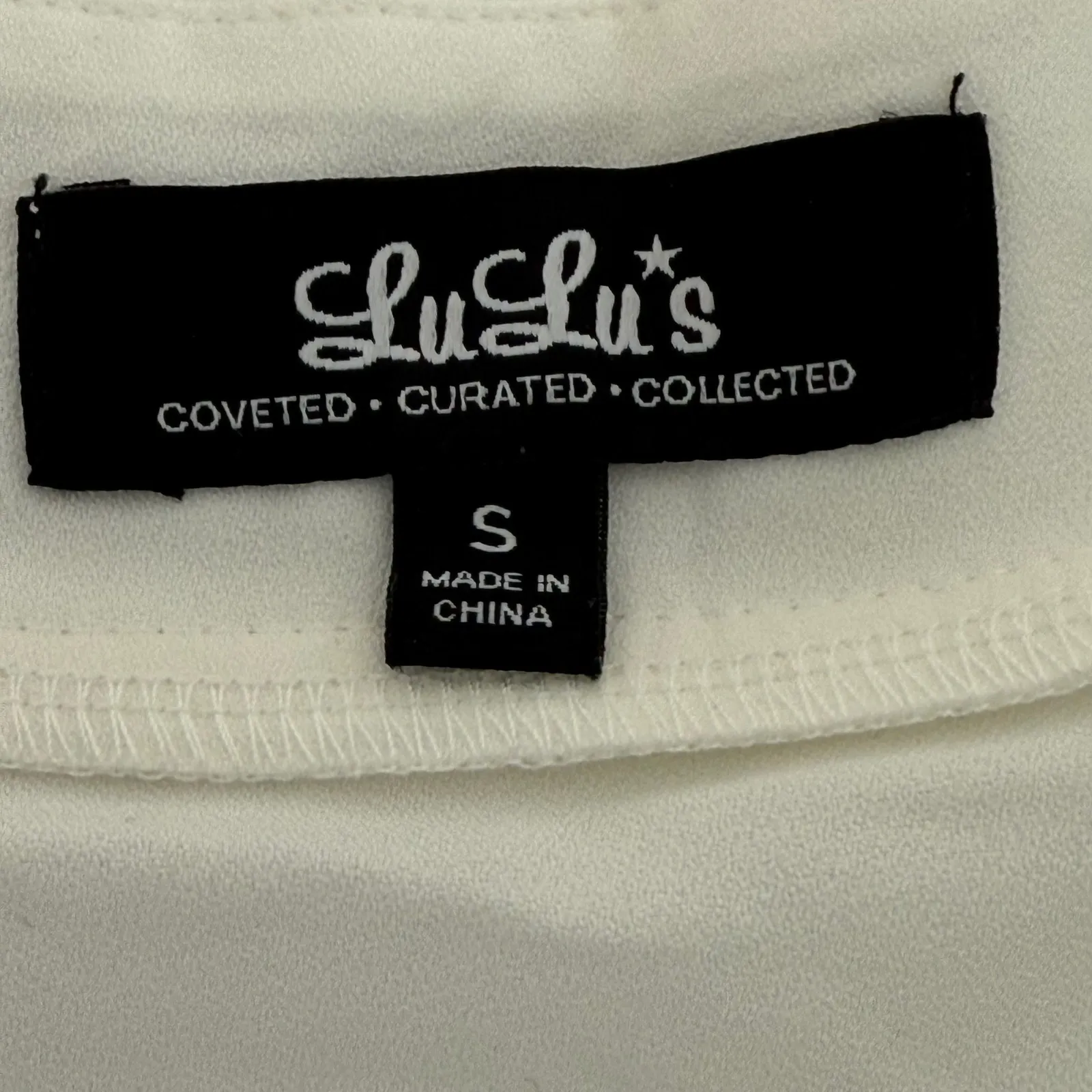 Lulus White Dress‎ Sleeveless Fit & Flare Sheer Detail Party Cocktail S - Image 6