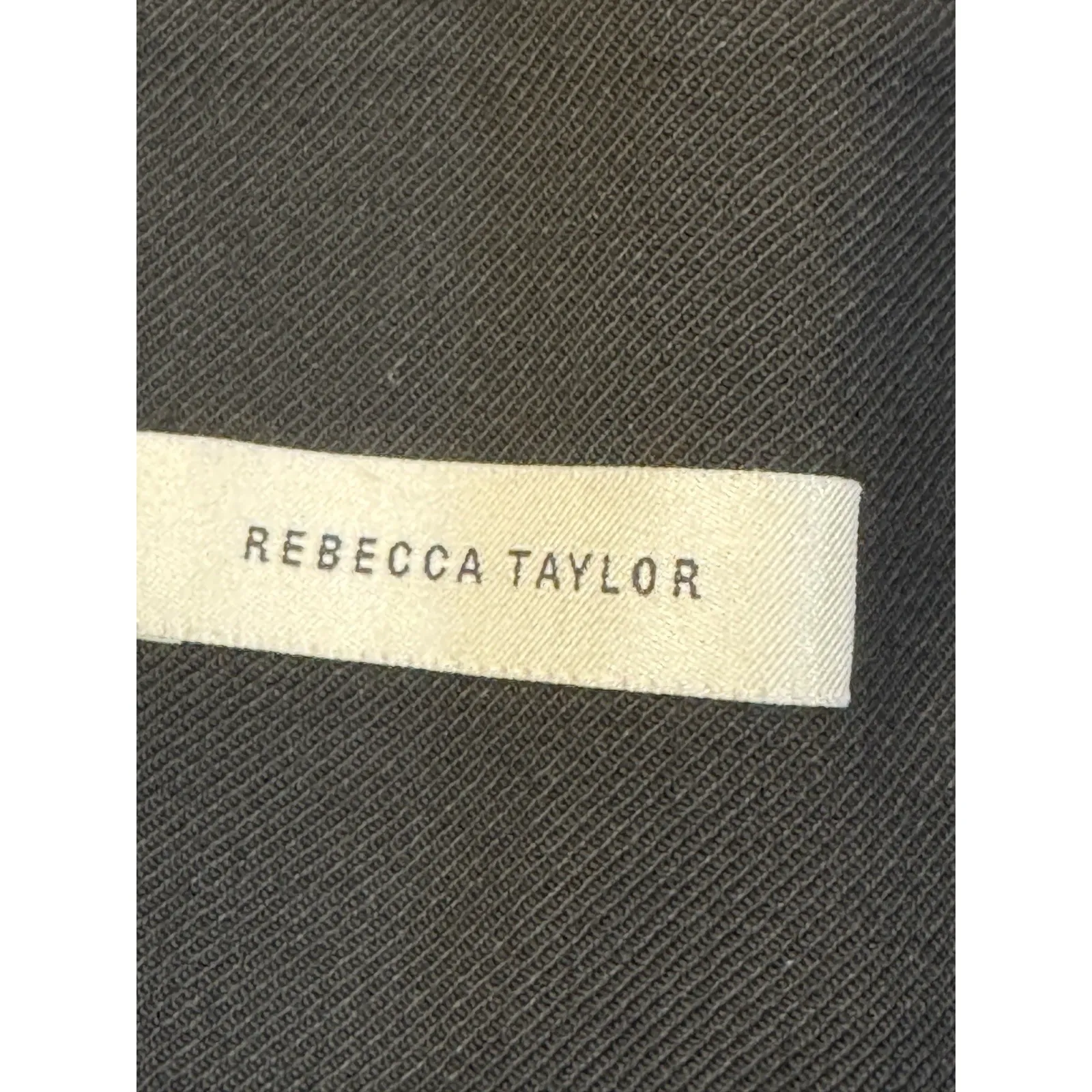 REBECCA TAYLOR Black Wide Leg Shorts Size 8 Wool 50's 60's‎ Wrap Skort Walking - Image 7