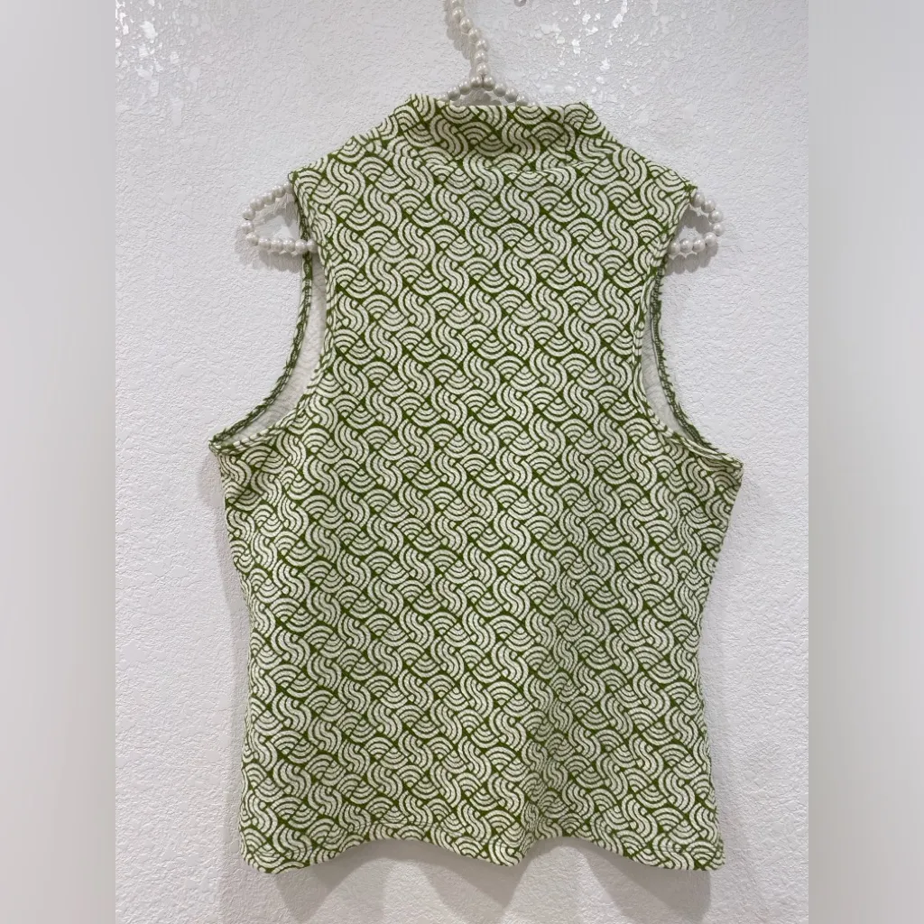 Anthropologie Maeve Structured Mock Neck Top size L - Image 3