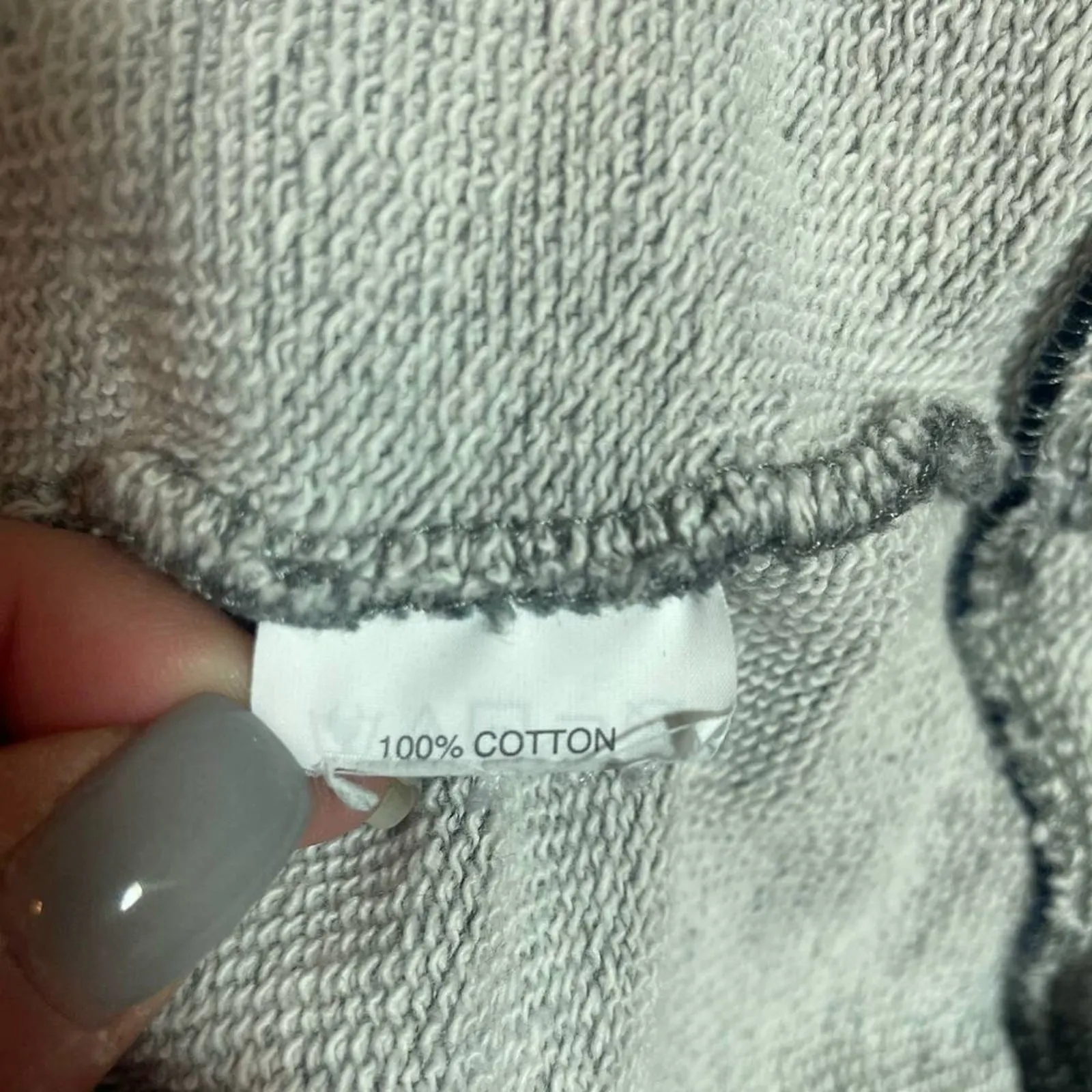 J Crew Women Knit Top‎ S Gray Navy Pleated Hem Preppy Academia Layering Chic - Image 8