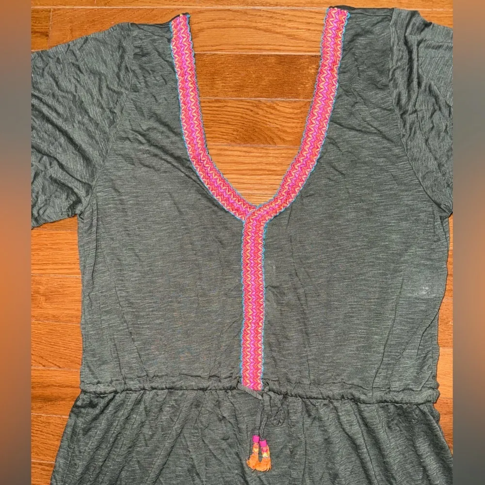 Bananamoon Olive Green Dress Size XL - Image 3