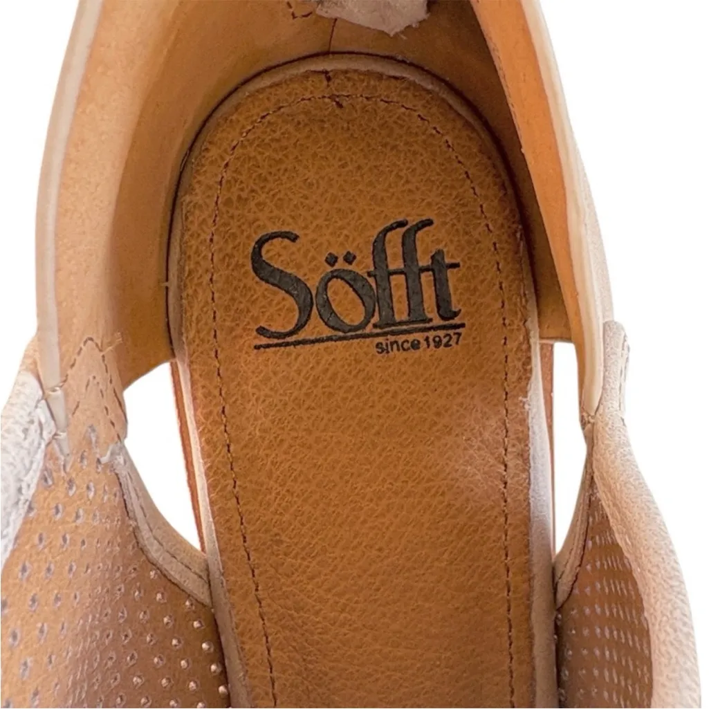 Like New Sofft Leather Carleigh Peep Toe Shootie Size 8.5 Retail $120.00 - Image 7