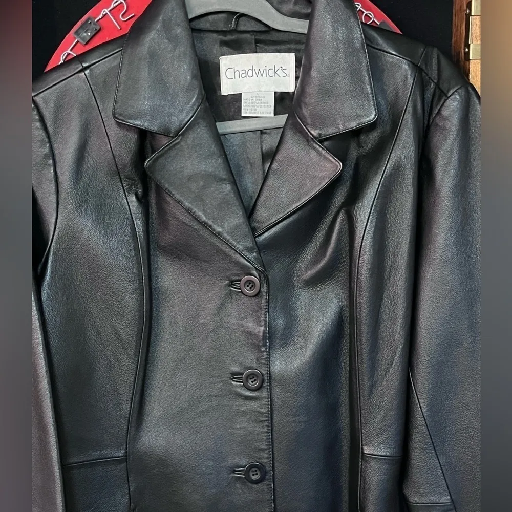 Chadwick's VTG 100% Leather jacket - Image 2