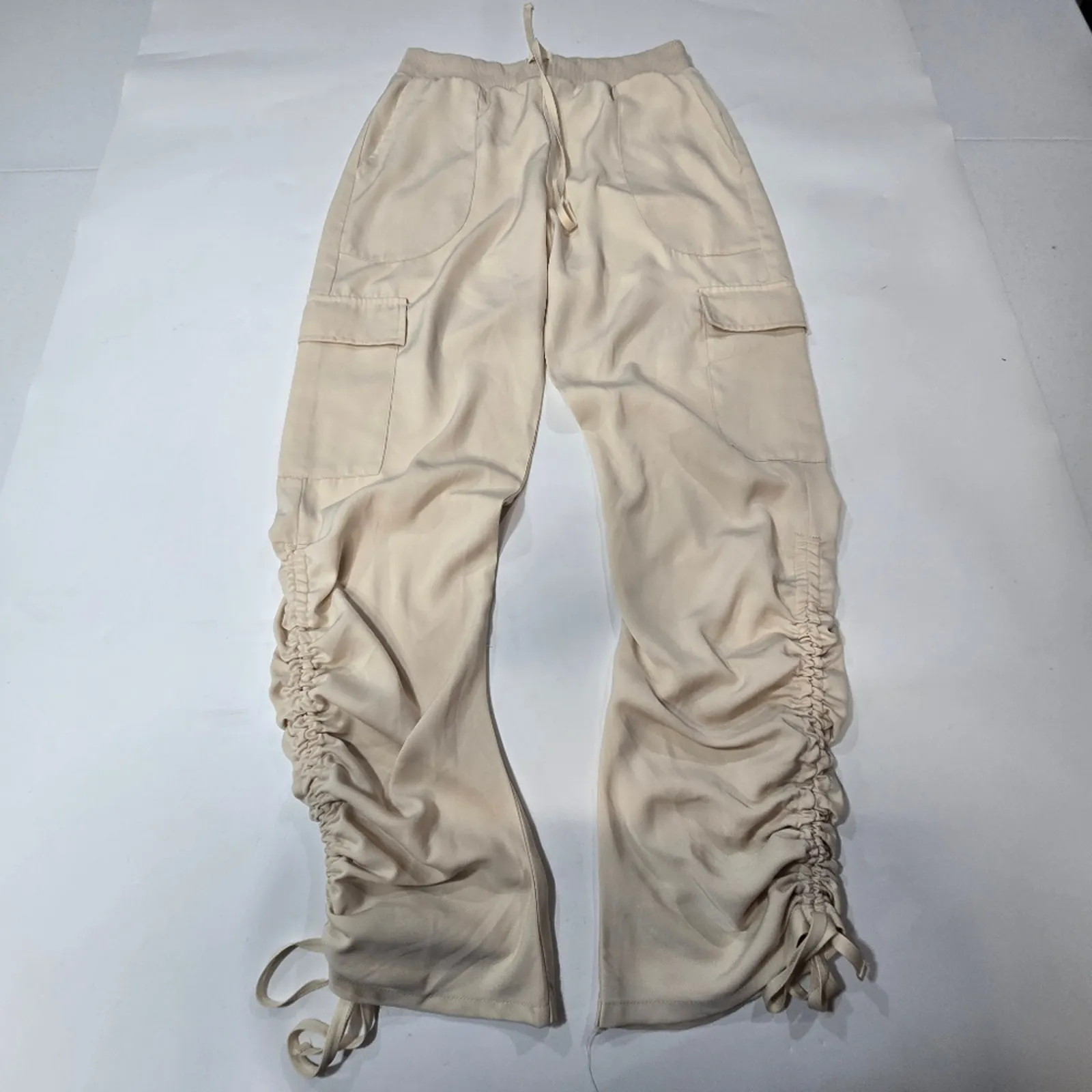 Superdown Natasa Cargo Pant in Nude Small - Image 3