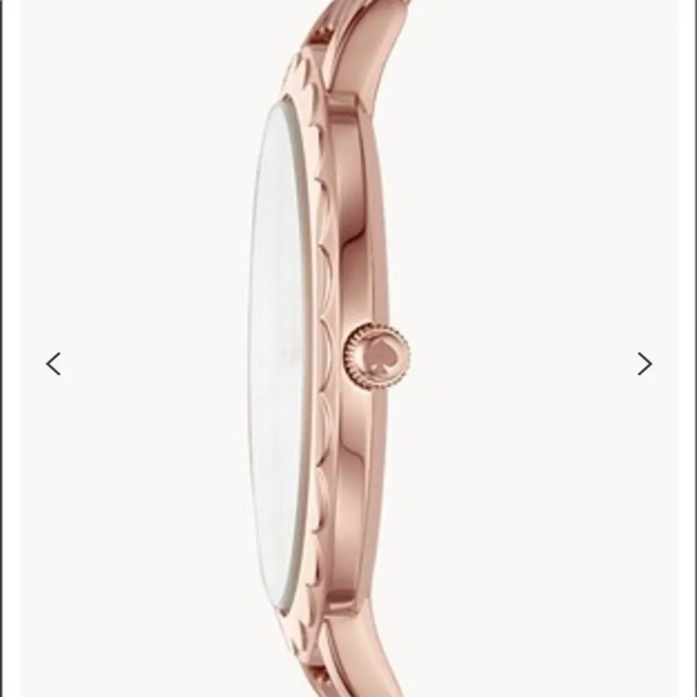 Kate Spade Rose Gold Scalloped Women’s Watch 38mm Stainless Steel NWT - Image 2