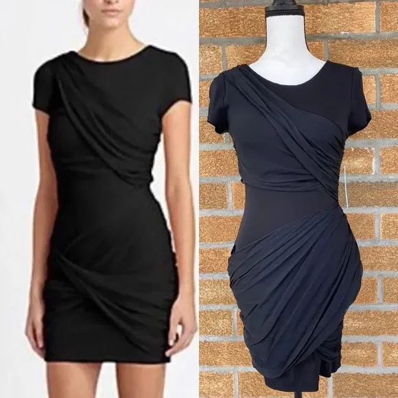 Alice and Olivia Short Sleeve Goddess Dress small - Image 2