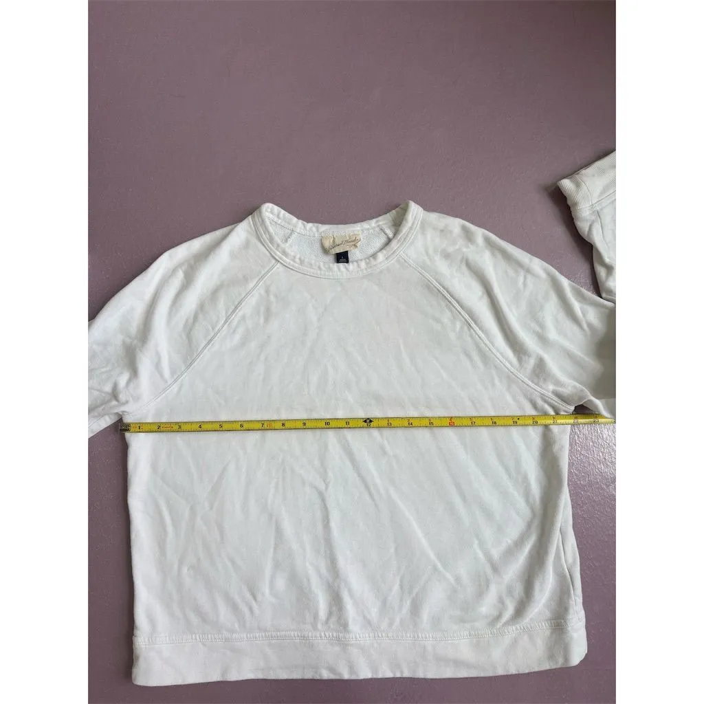 Universal Thread Women's Crew Neck Sweatshirt White Size L‎ Casual - Image 4