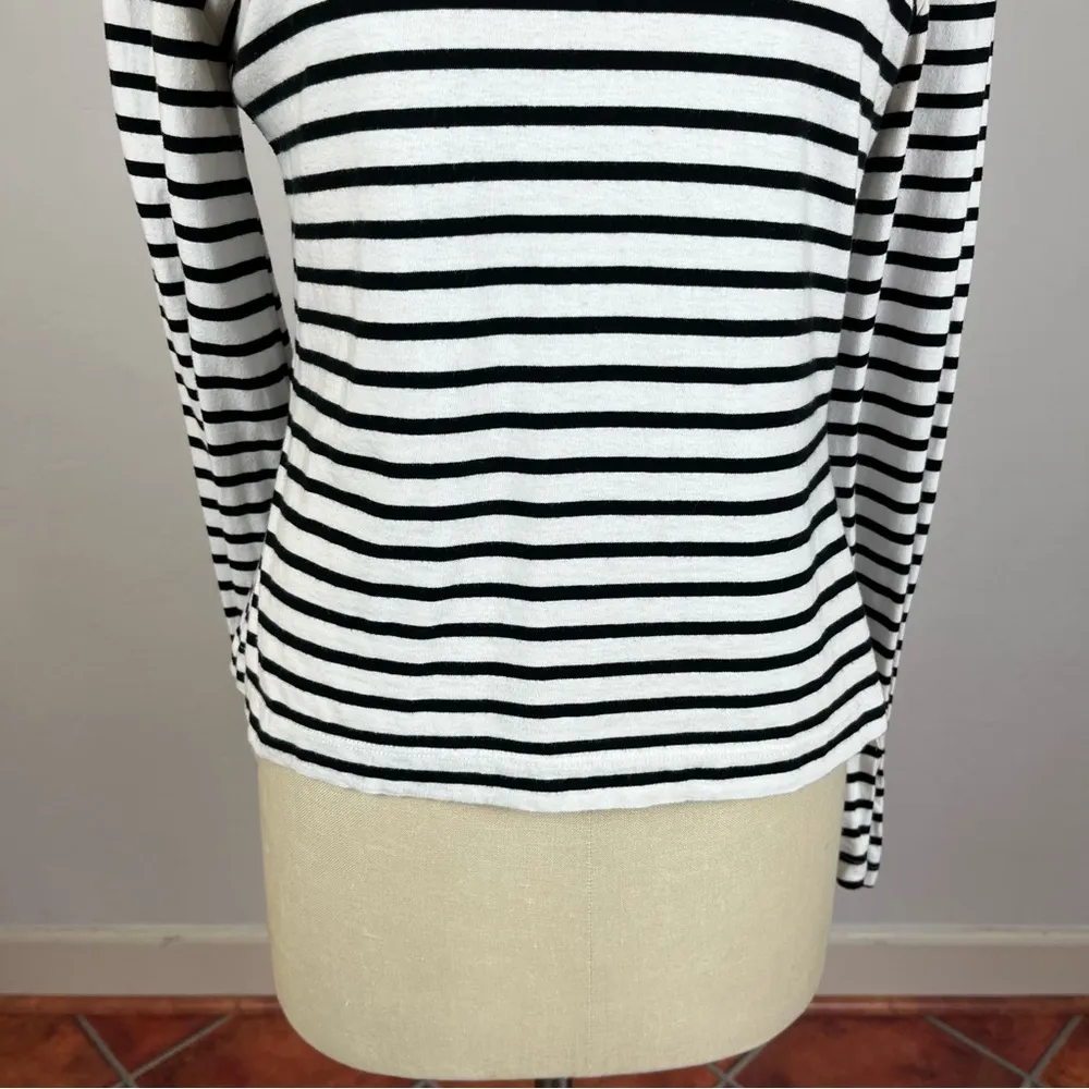ALC Black White Striped Long Sleeve - Image 5