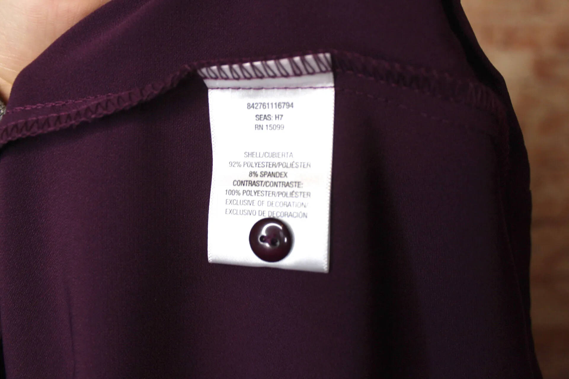 Sears  | Sheath Purple Plum Dress - Image 4