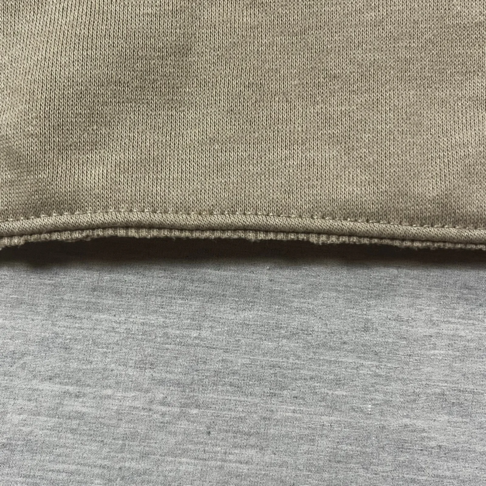 Goodie Two Sleeves Women Large Aspen Colorado Cropped Sweatshirt Beige Crewneck - Image 4