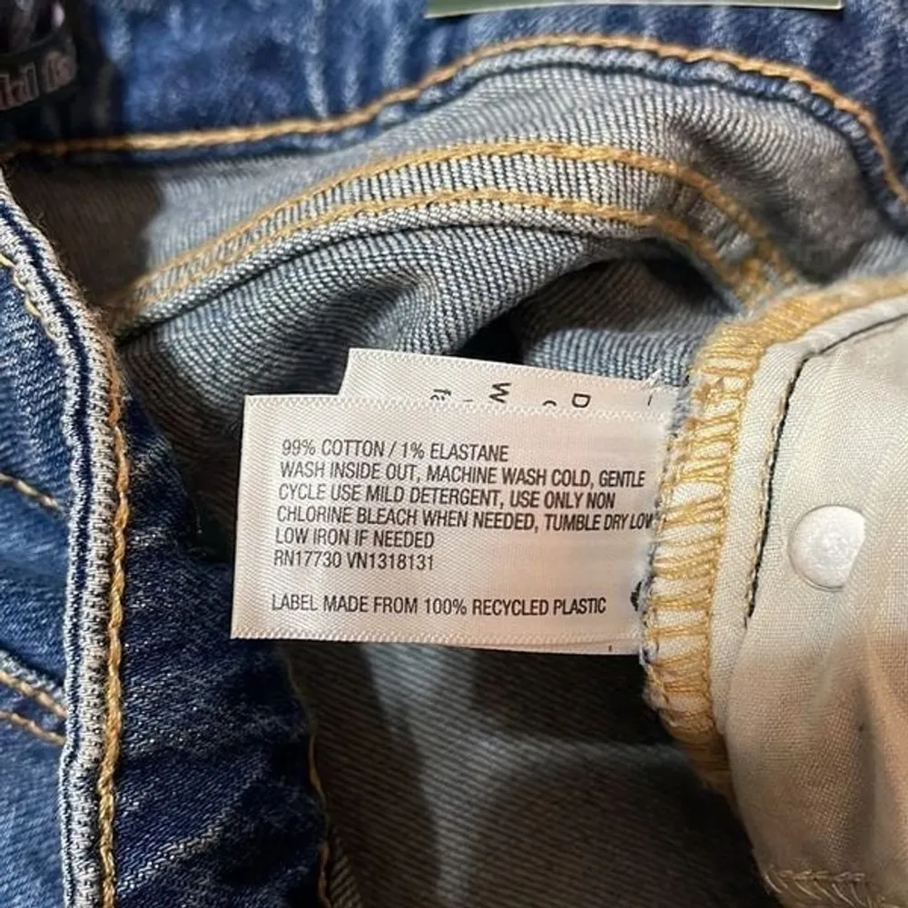 Wild Fable High Rise Baggy Jeans, Women's Size 24, Medium Wash, NWT - Image 6