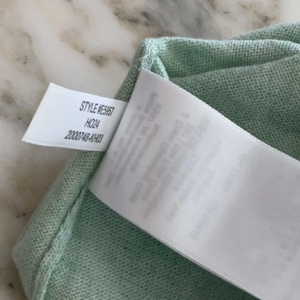 NWT J. Crew Classic Cardigan Mint Green sensor hole sew or cover w cherry patch Size XS - Image 8