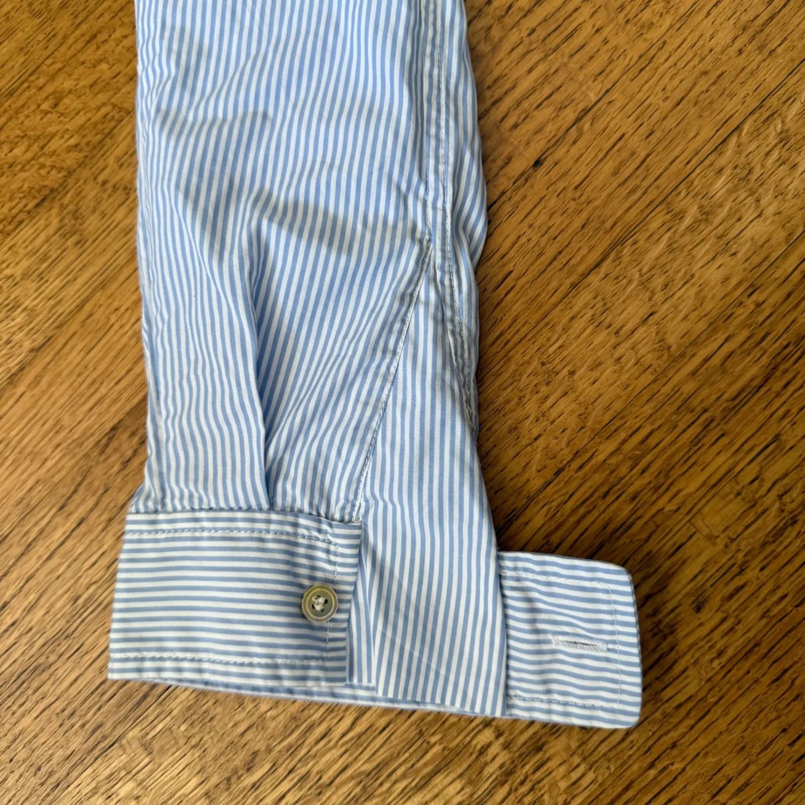 Marc by Marc Jacobs Striped Cotton Button-Down Collar Shirt - Women's M - Image 4