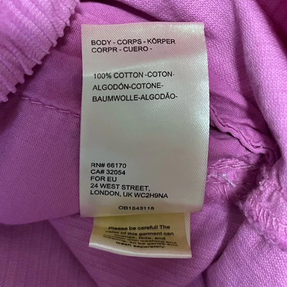 FREE PEOPLE 100% Cotton Corduroy Pink Button Down Skirt. Women’s Size 2 XS. EUC - Image 8