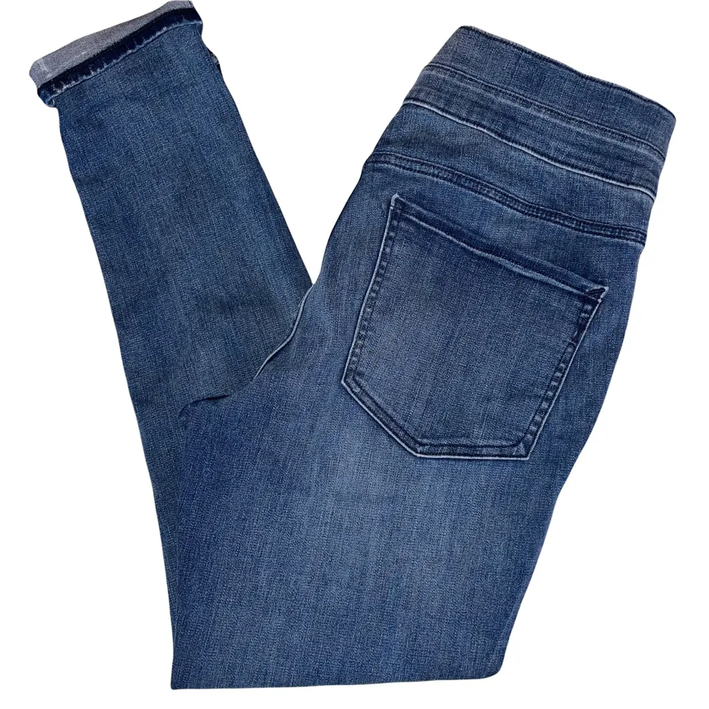 Express Women's High Rise Jeans - Blue - Image 2