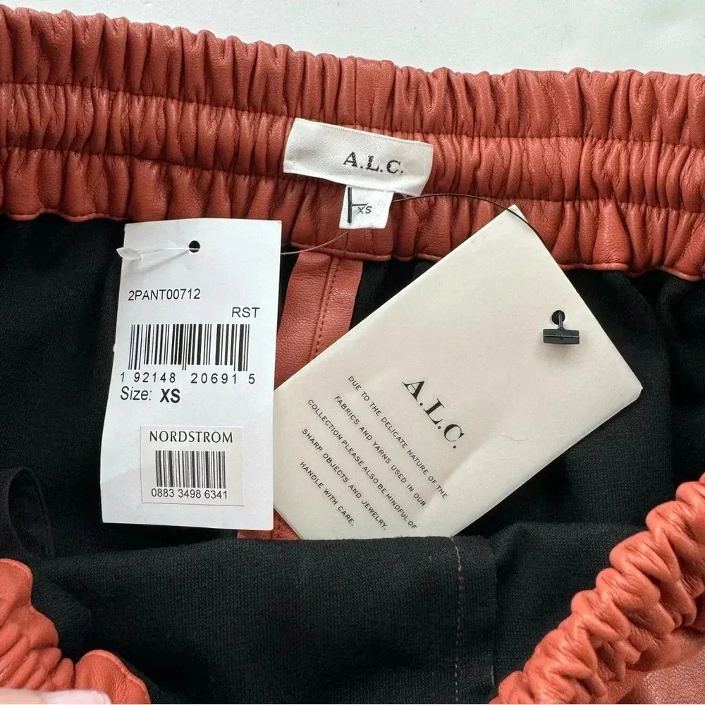 A.L.C. Ryder Vegan Faux Leather High Rise Short with Pockets Size XS NWT - Image 10