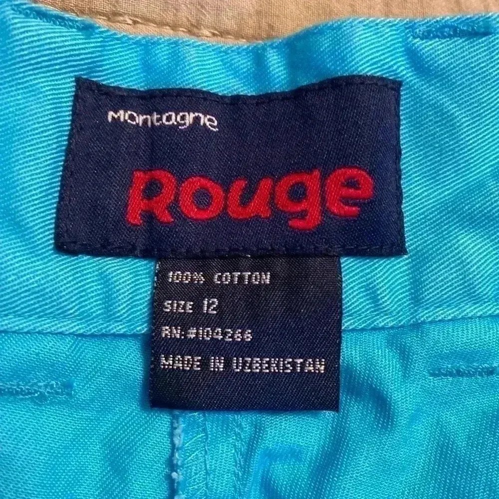 Montagne Rouge‎ Blue Shorts Size 12 - Image 2
