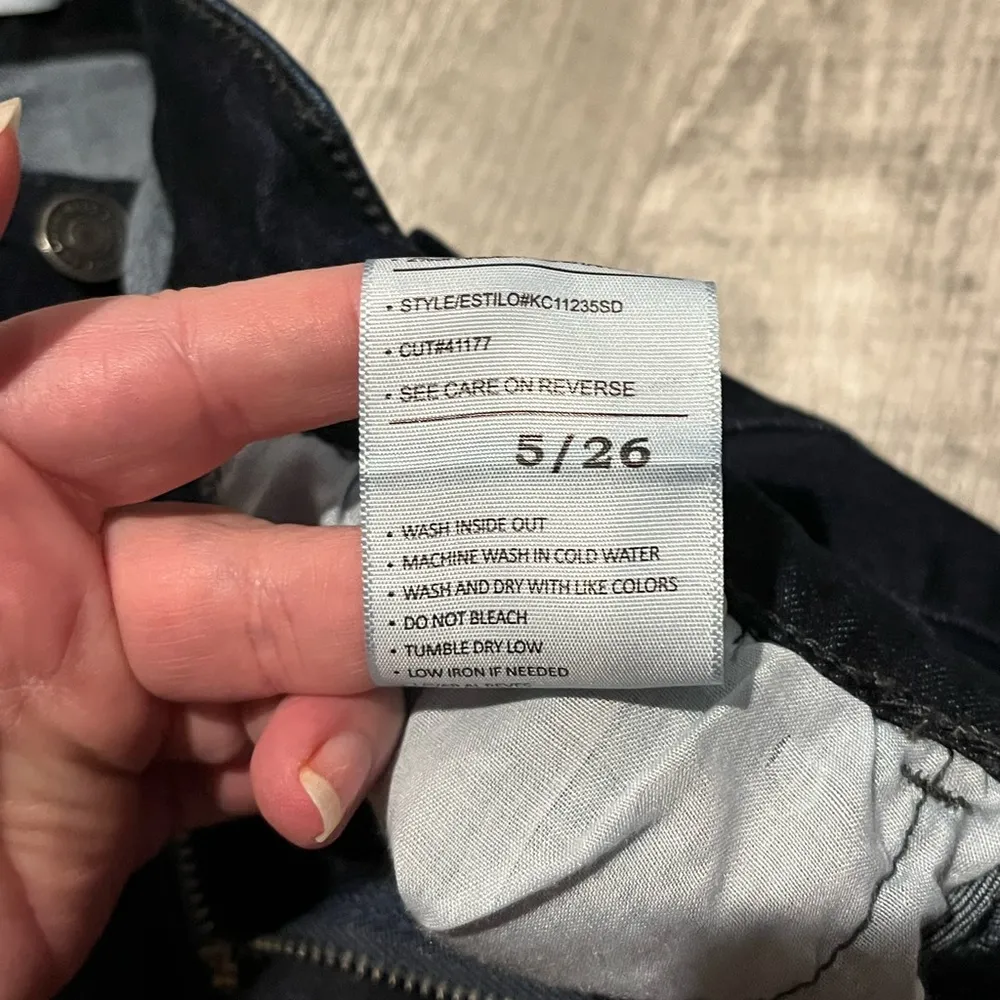 KanCan Julija High Rise Super Skinny Jeans, Super Dark Wash, Size 5/26 KC11235SD - Image 7