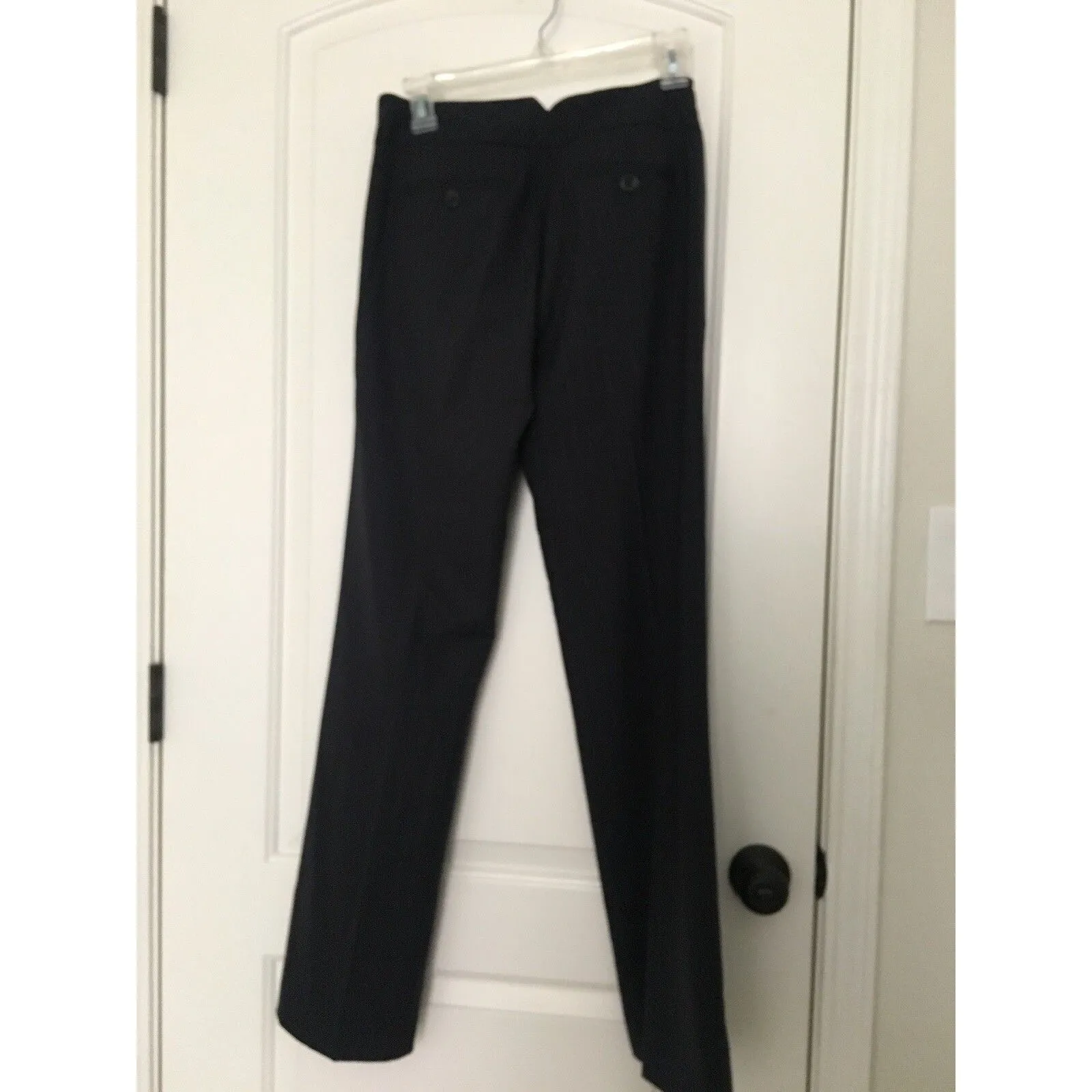 Banana Republic Women's Pinstripe Dress Pants Lined Stretch Size 4 Multi-Color - Image 6