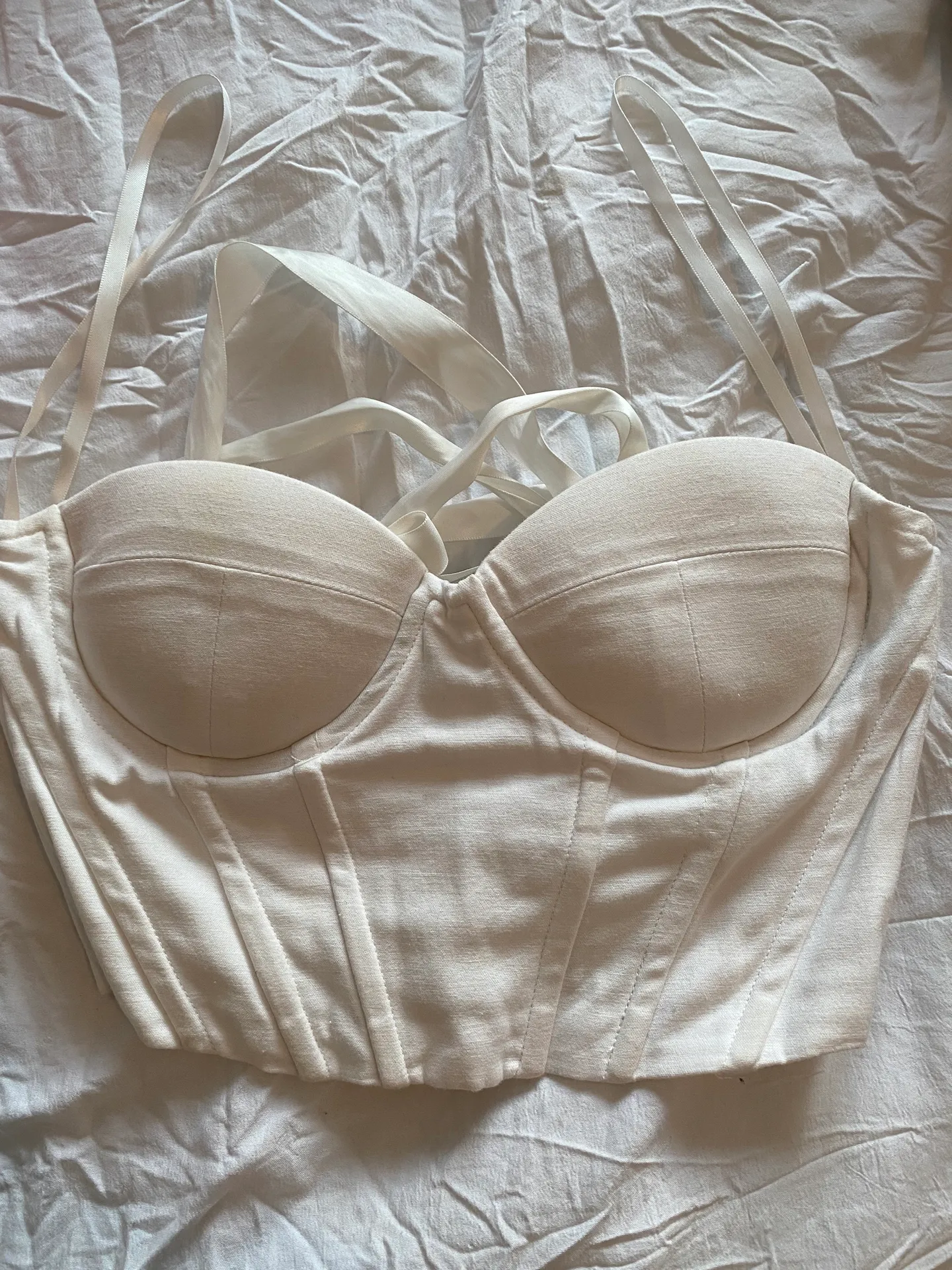 Princess Polly White Corset - Image 3