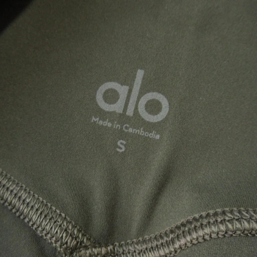 NWT Alo Softsculpt High-Waist 7/8 Bootcut Legging in Green Olive S - Image 4