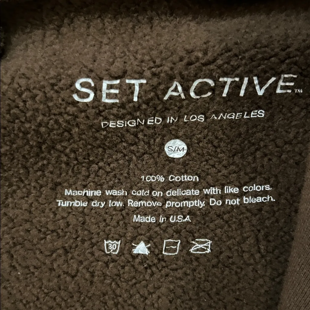 SET Active Dark Brown Trench sweatshirt - Image 3