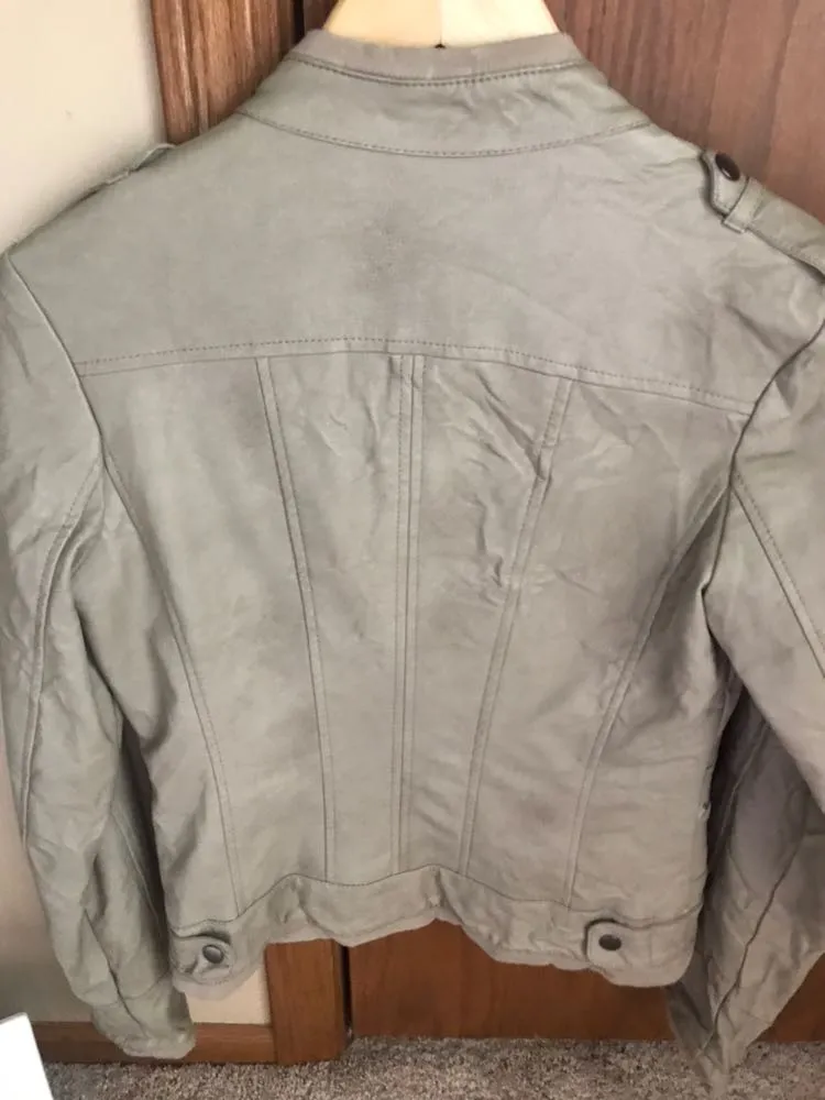 Tan Leather Jacket - Image 2