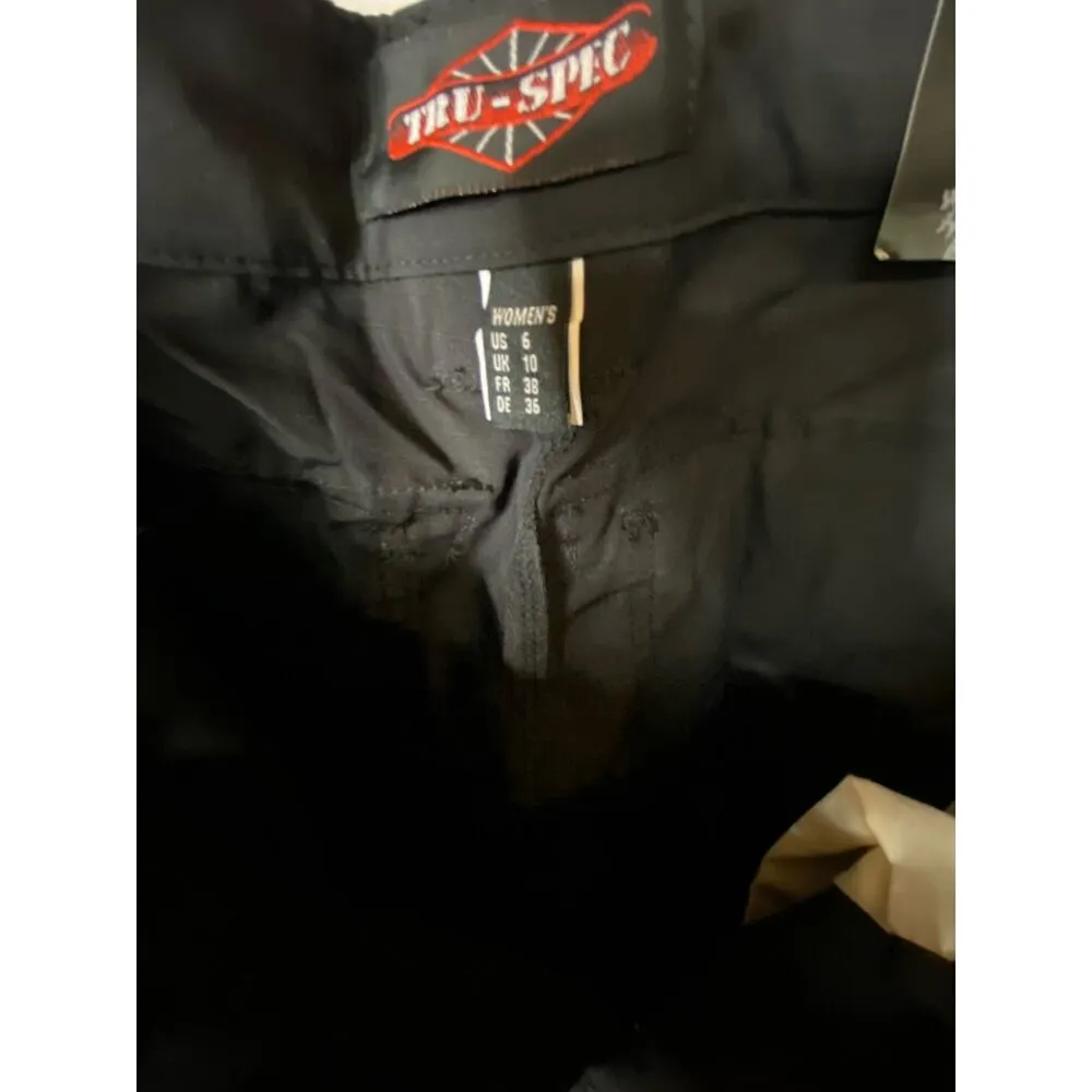 Tru Spec Women's Size 6 Tactical Cargo Pants Black Ripstop Outdoor Hiking NWT - Image 10