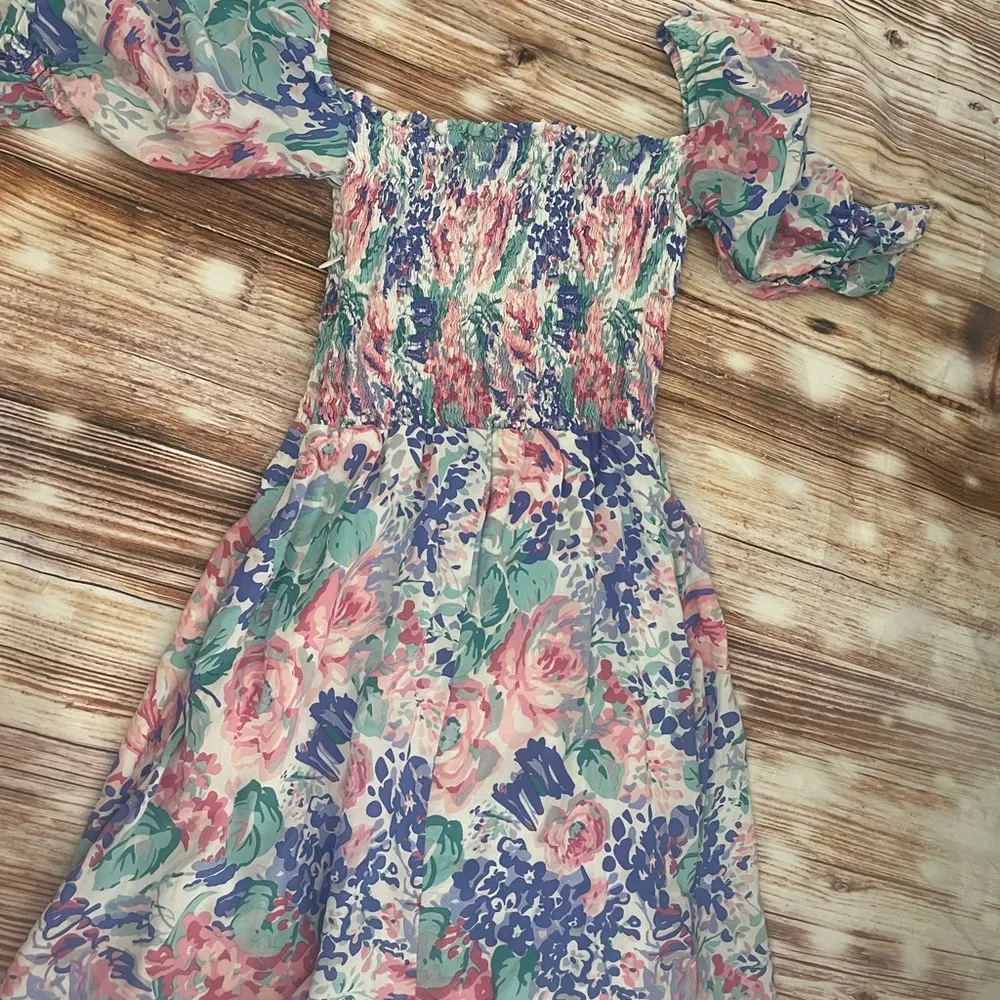 Faithfull the brand | Smock floral dress with zipper of the side mini | XSmall - Image 4