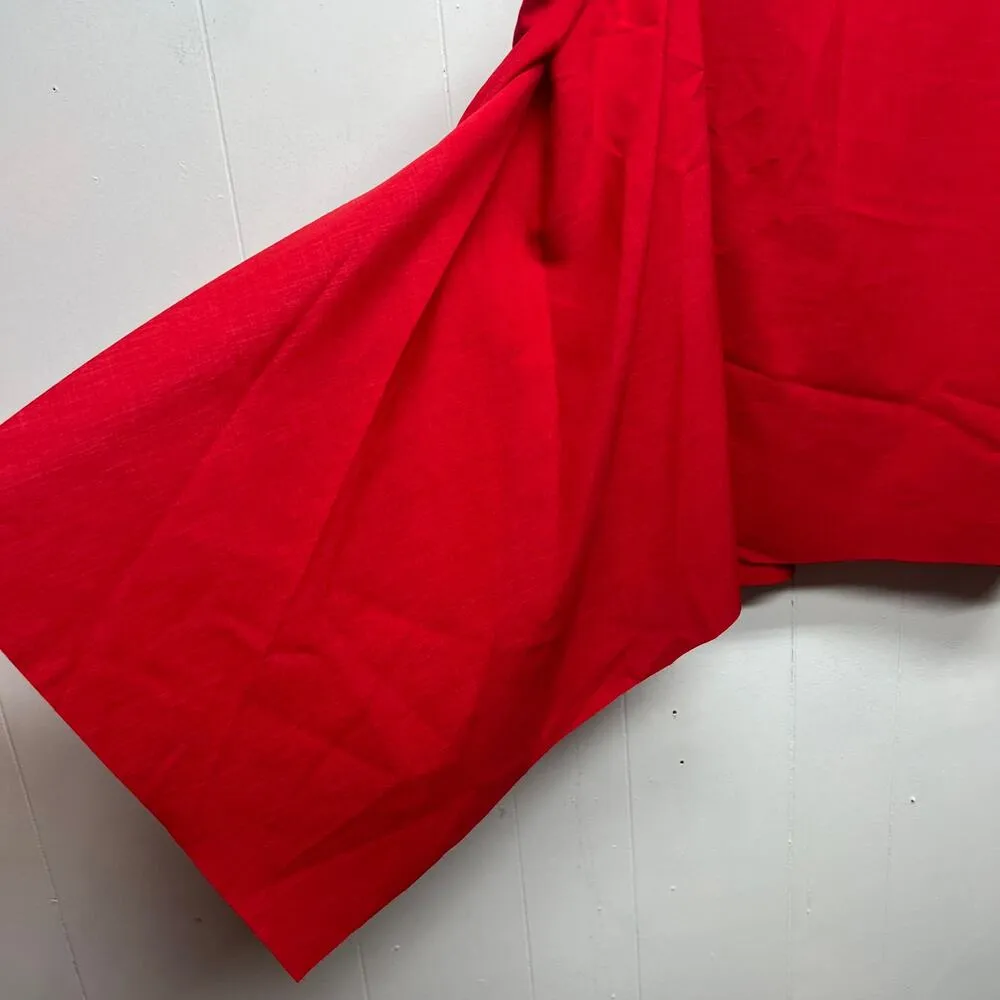 Truth & Style Womens Top 2X Shark Bite Hem Party Cocktail Event Holiday Romantic Red - Image 7