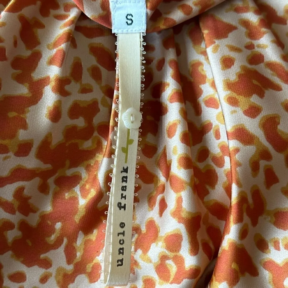 EUC - Uncle Frank Boho Print Tunic Dress Lightweight Lined 3/4 Sleeves - Size S - Image 8