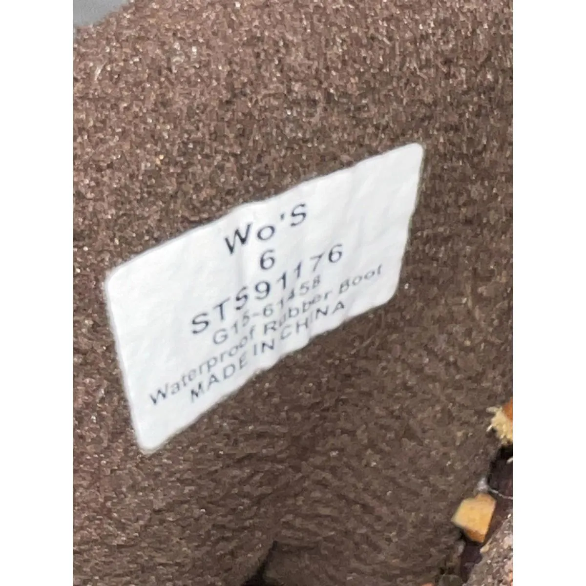 Sperry Top-Sider Brown Rubber Leather Lace Zip Duck Boots Sz 6 M Style STS91176 - Image 9