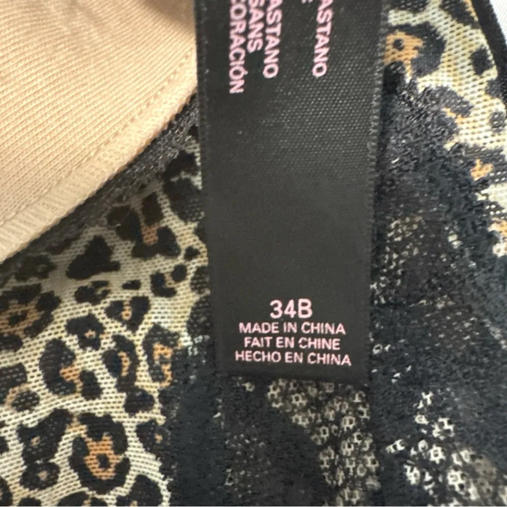 Victoria's Secret Black and Brown Chemise with Leopard Print - Image 6