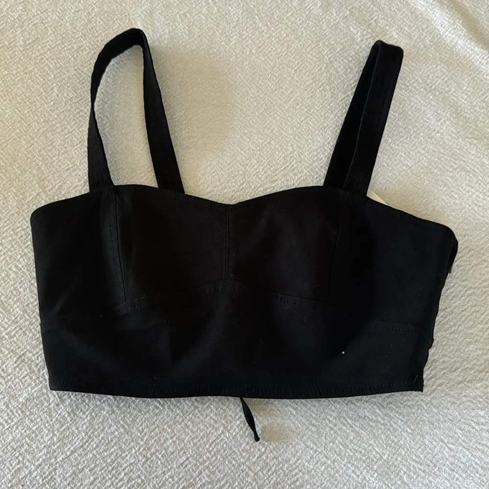 A.L.C. LAYLA CROP TOP, Black, size 8, $325 - Image 4