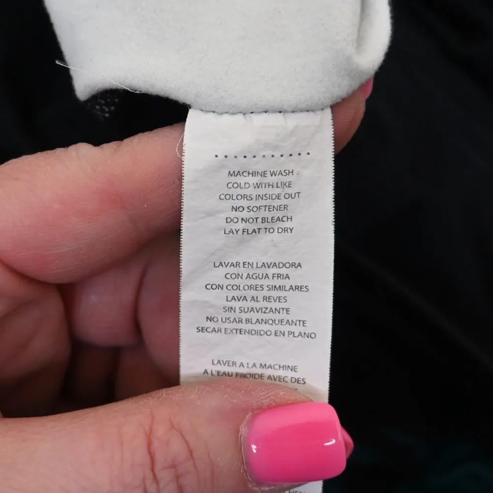 Fabletics Womens XS Jojo Zip Front Jacket in Black/Nocturnal Floral Print - Image 11